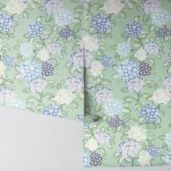 Modern Floral Wallpaper Hydrangea Wallpaper Milton King Aus